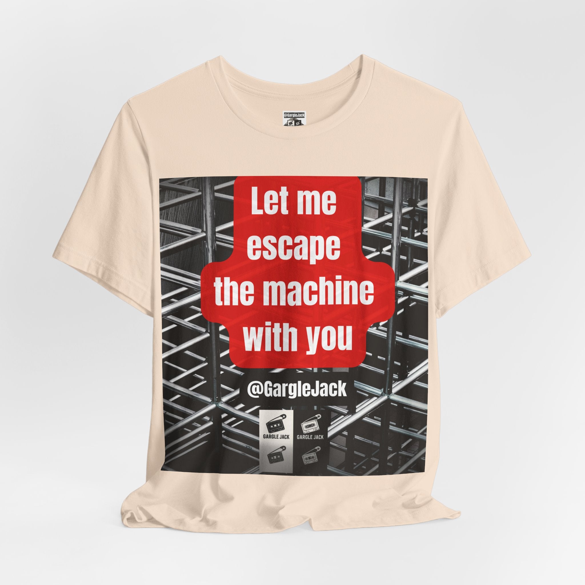 Let Me Escape The Machine With You - Gargle Jack Unisex Punk Tee