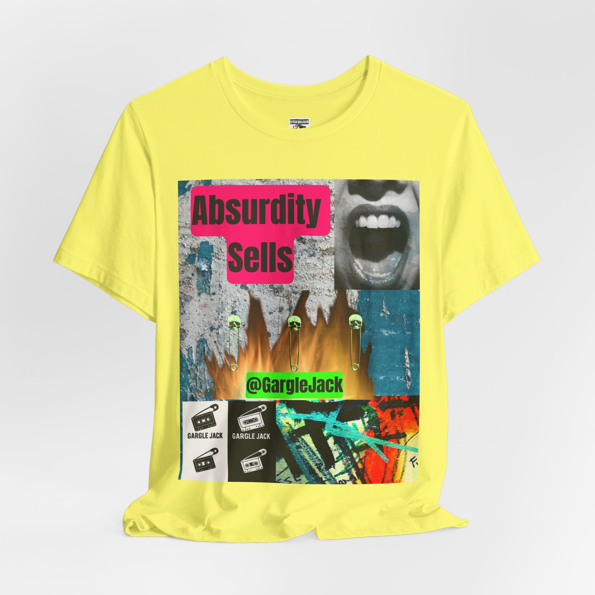 Absurdity Sells  - Gargle Jack Unisex Punk Tee