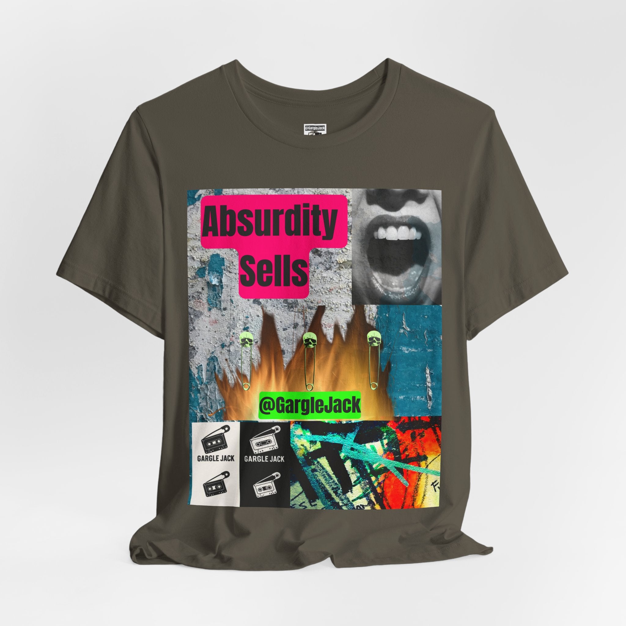 Absurdity Sells  - Gargle Jack Unisex Punk Tee