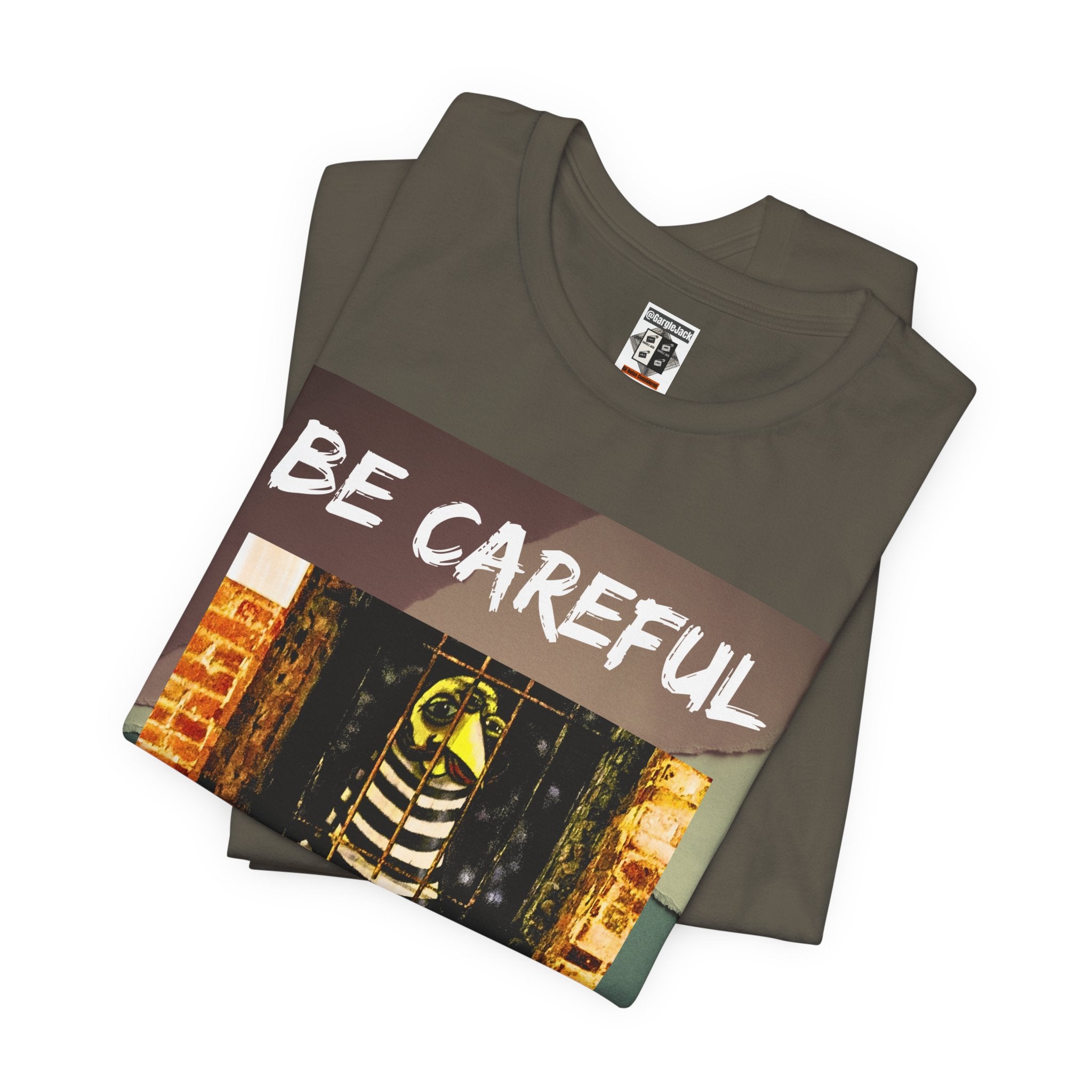 Be Careful He Might Offer You A Rollo - Gargle Jack Unisex Punk Tee