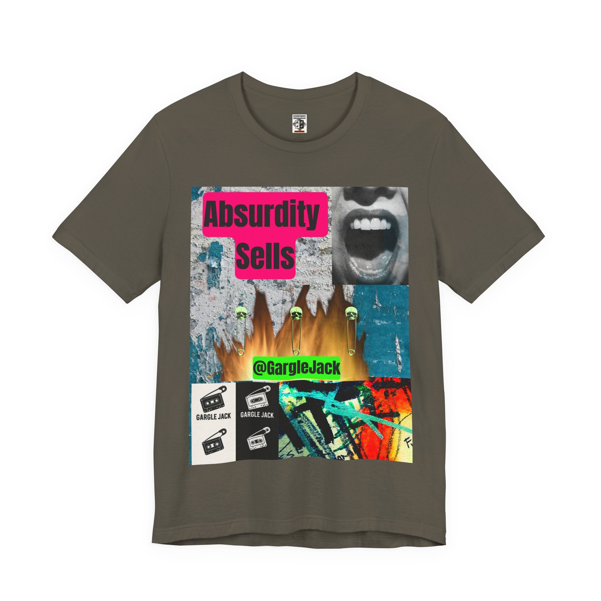 Absurdity Sells  - Gargle Jack Unisex Punk Tee