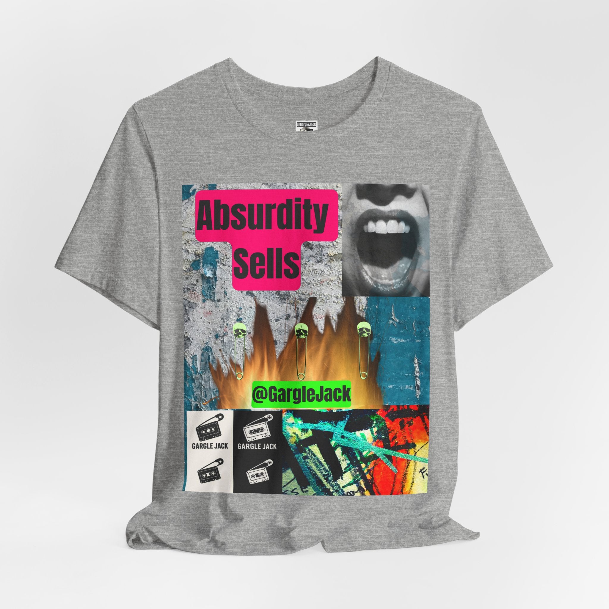 Absurdity Sells  - Gargle Jack Unisex Punk Tee