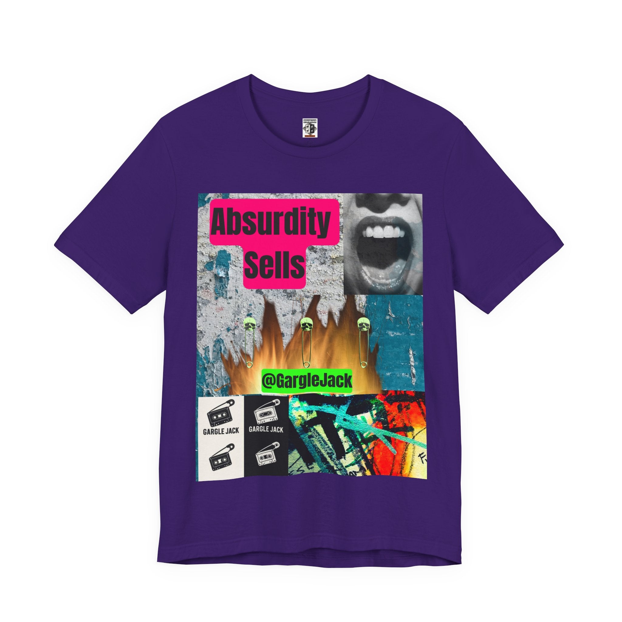 Absurdity Sells  - Gargle Jack Unisex Punk Tee