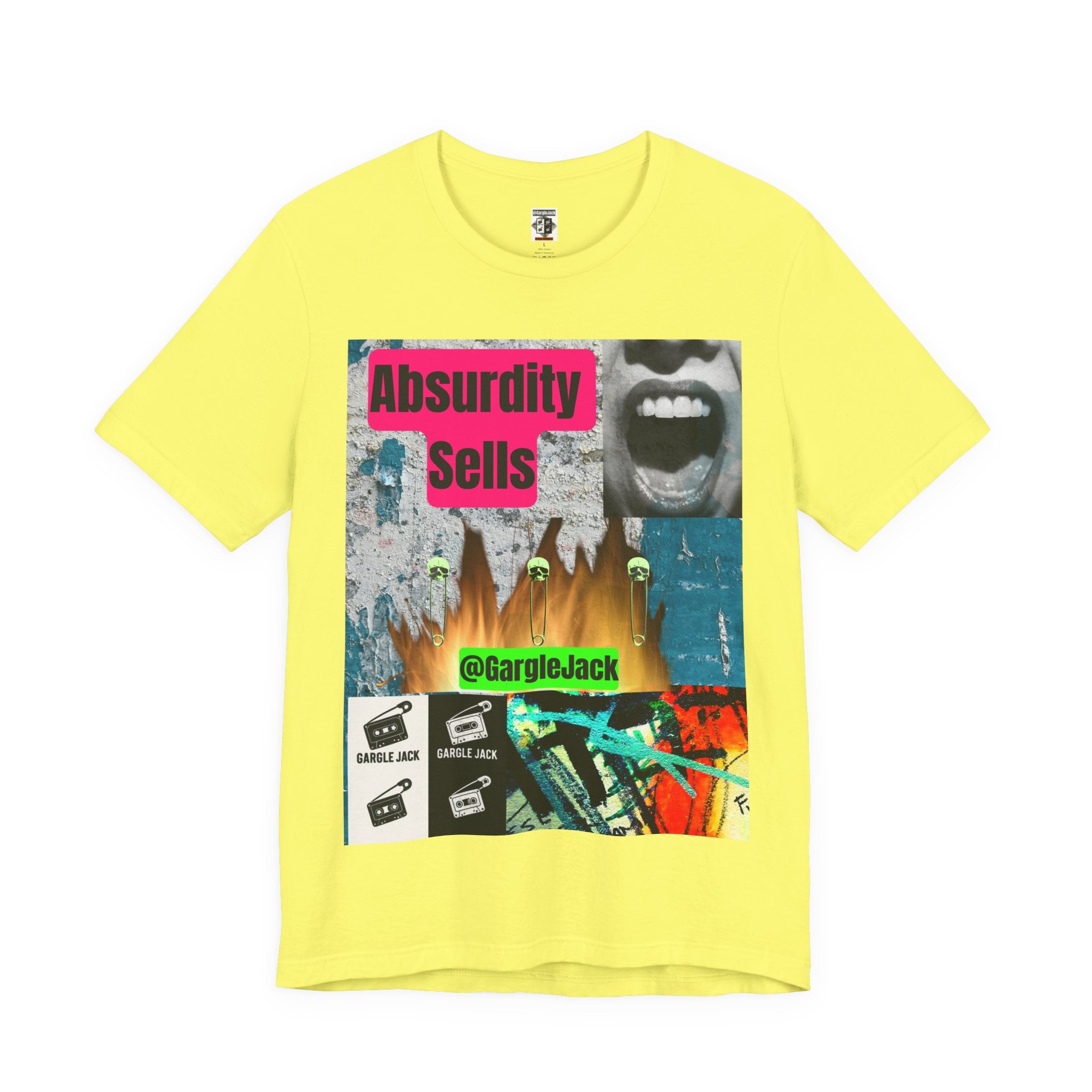 Absurdity Sells  - Gargle Jack Unisex Punk Tee