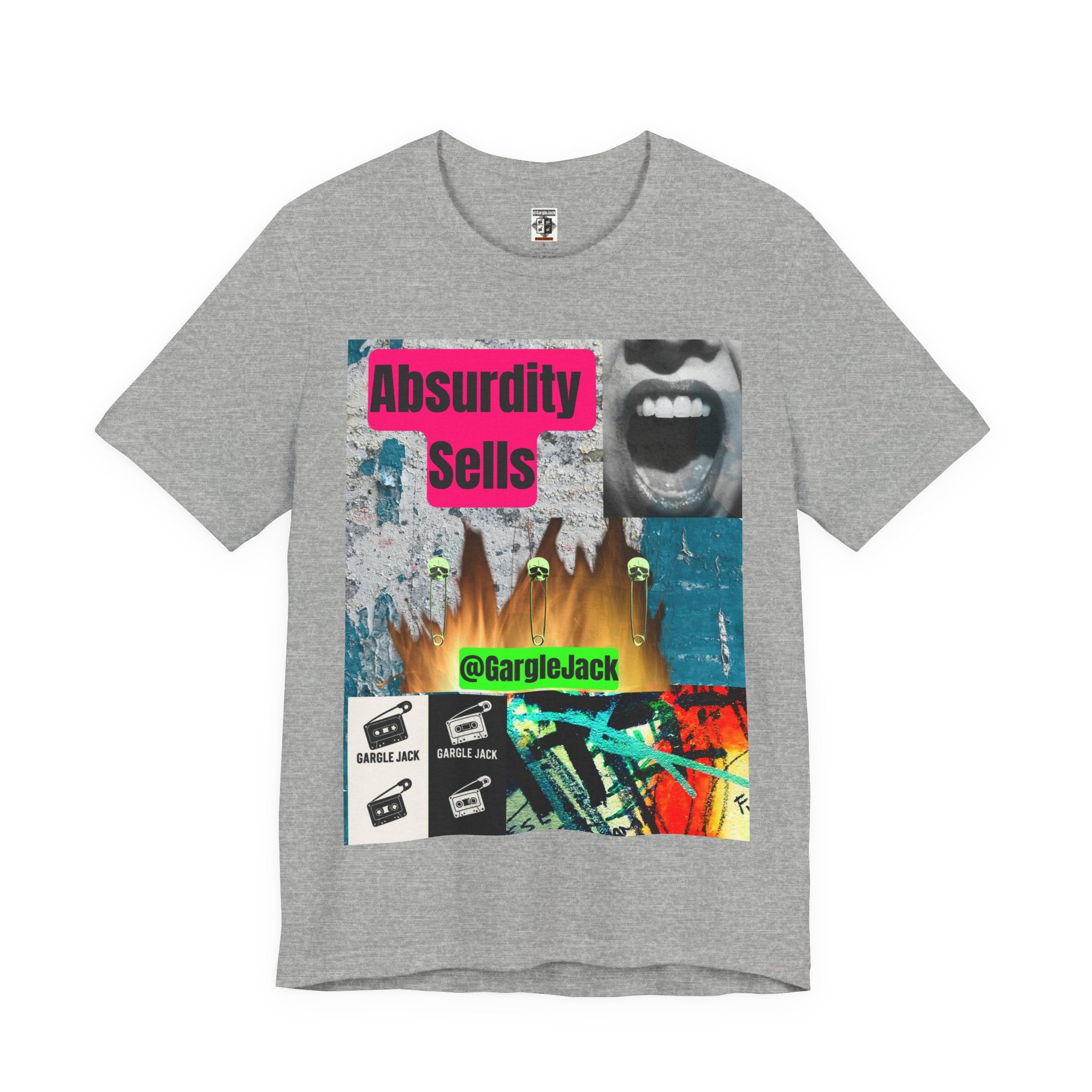 Absurdity Sells  - Gargle Jack Unisex Punk Tee
