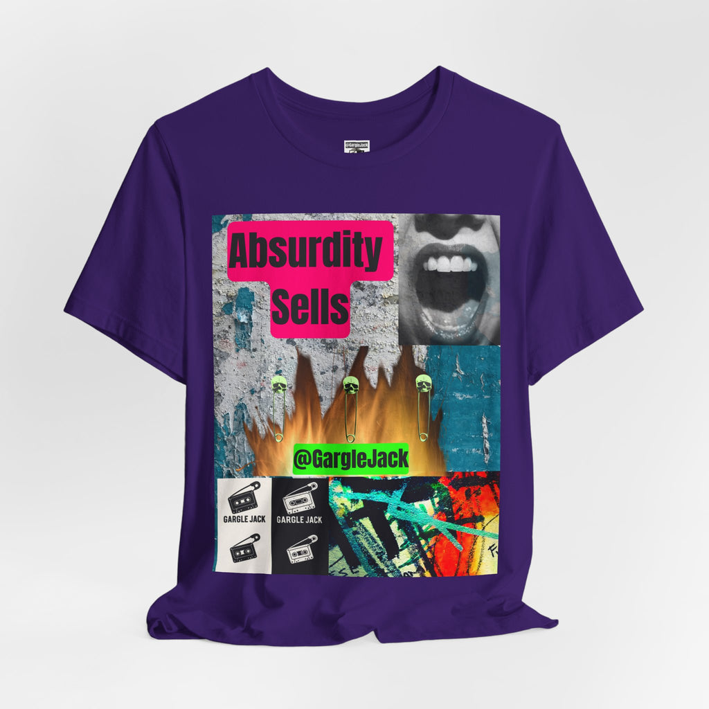 Absurdity Sells  - Gargle Jack Unisex Punk Tee