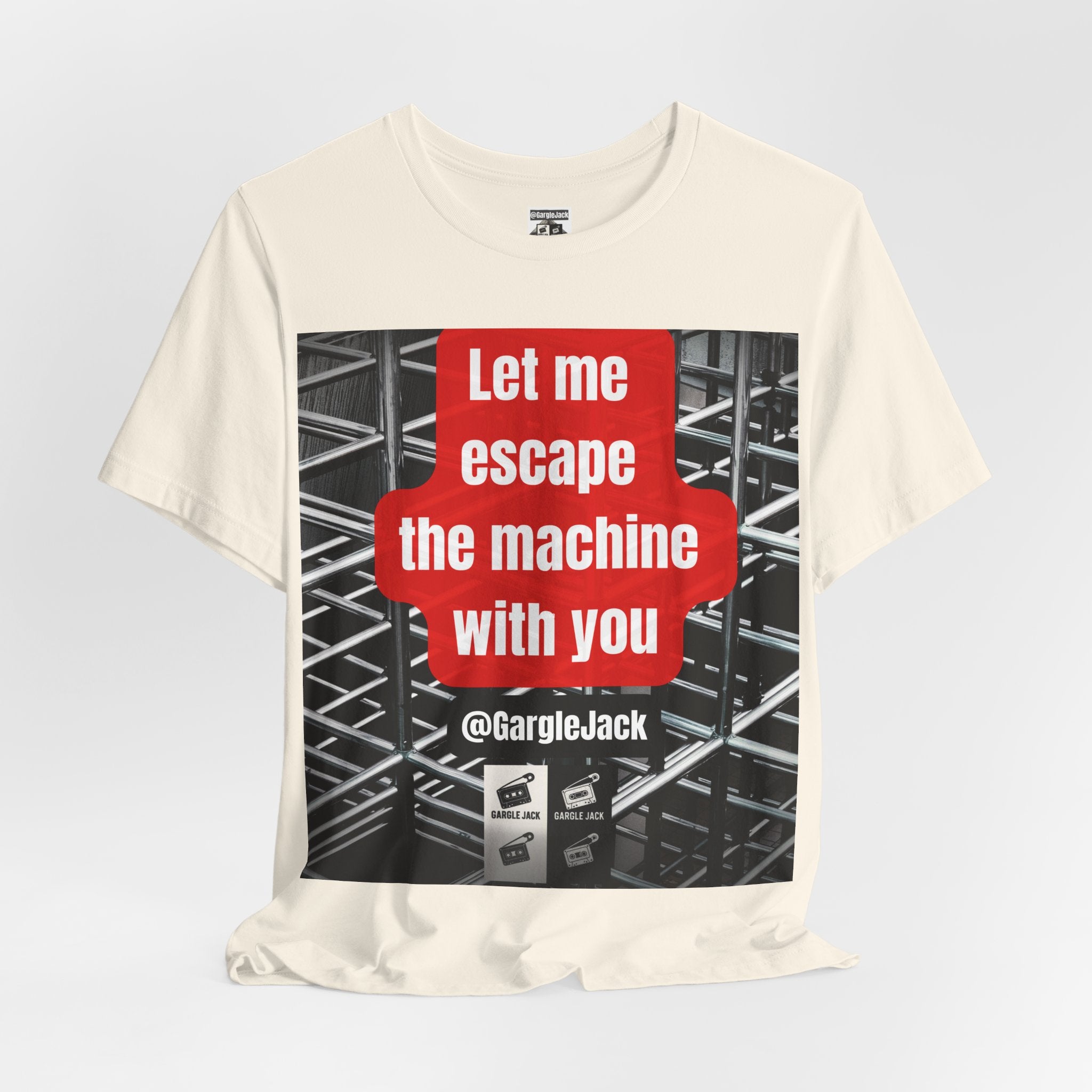 Let Me Escape The Machine With You - Gargle Jack Unisex Punk Tee