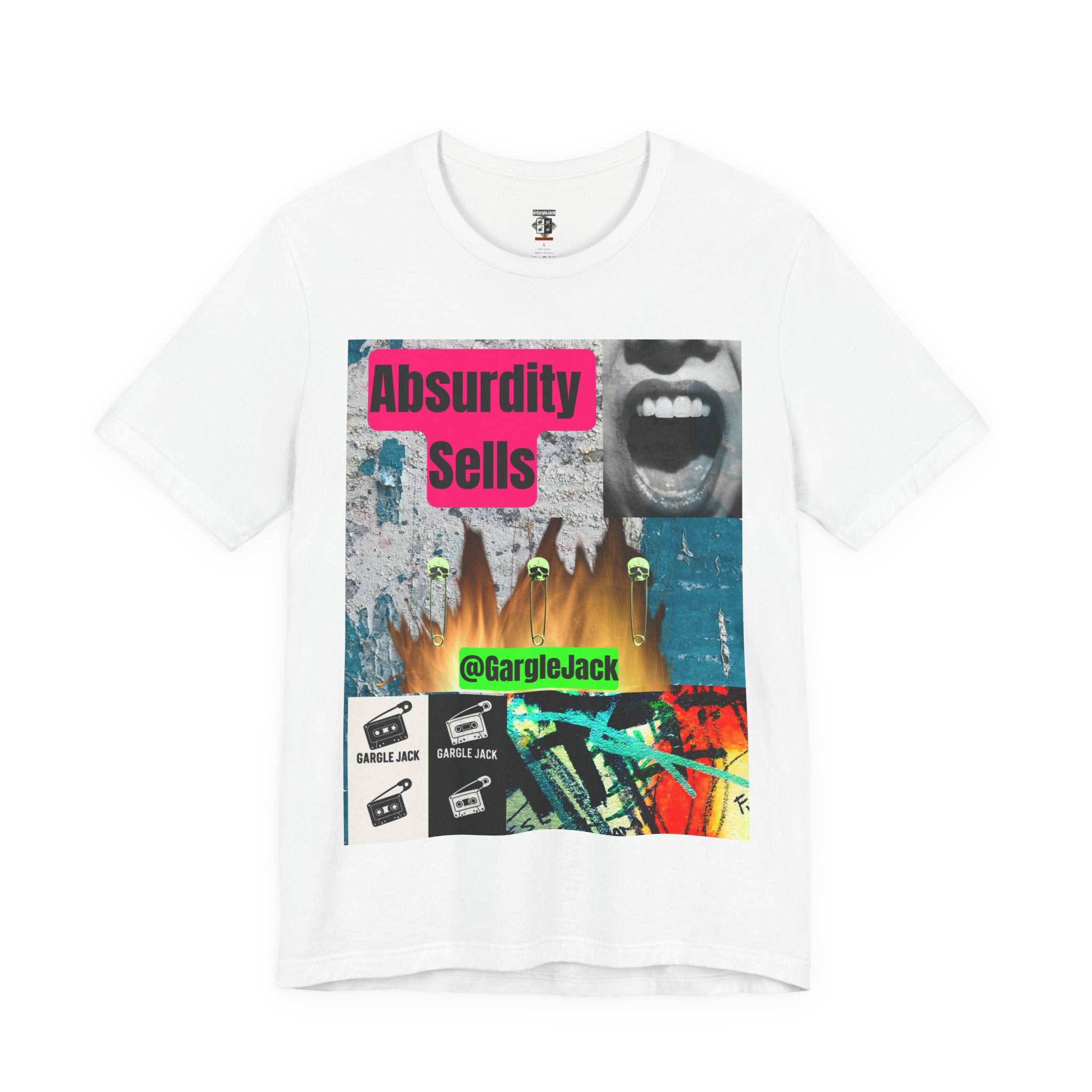 Absurdity Sells  - Gargle Jack Unisex Punk Tee