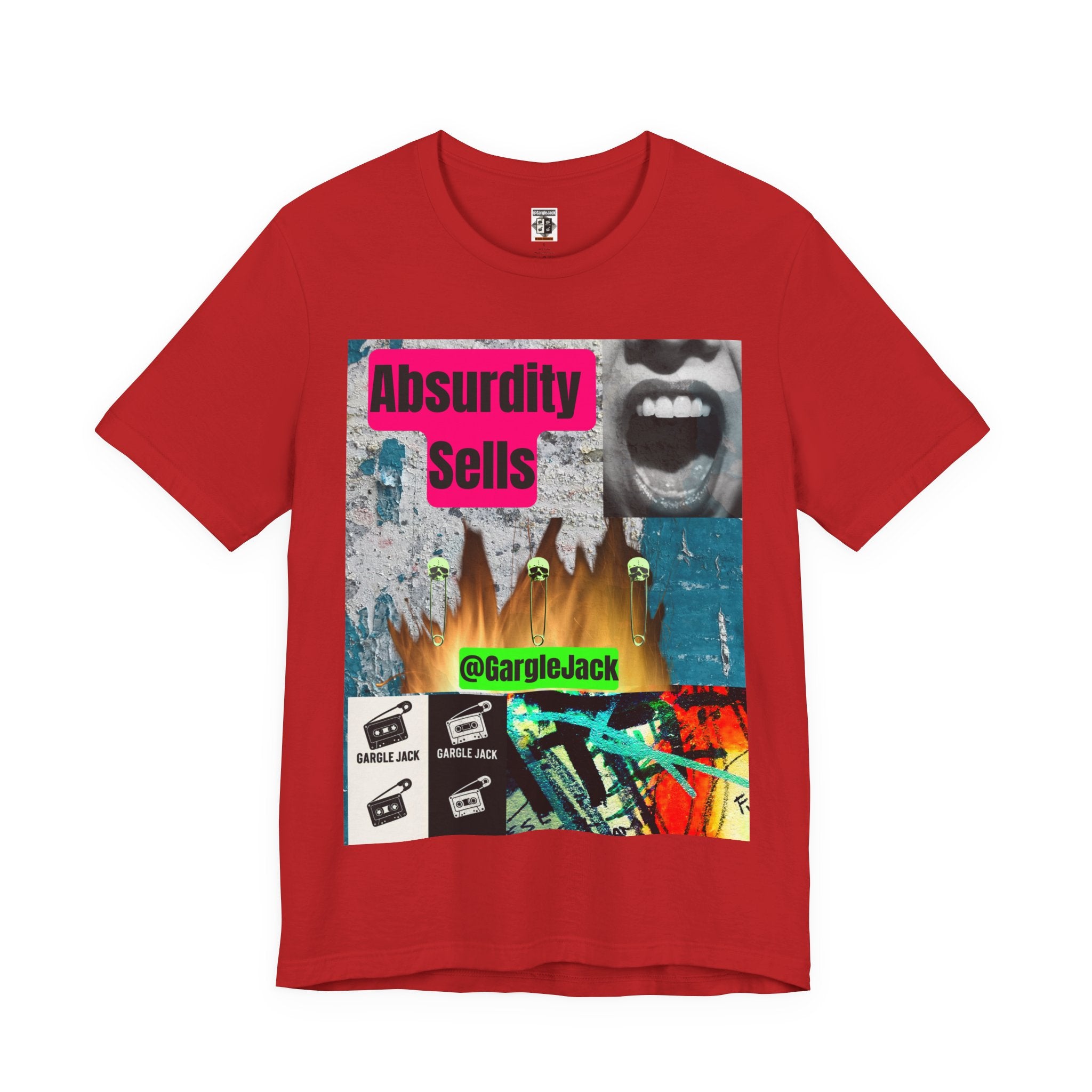 Absurdity Sells  - Gargle Jack Unisex Punk Tee