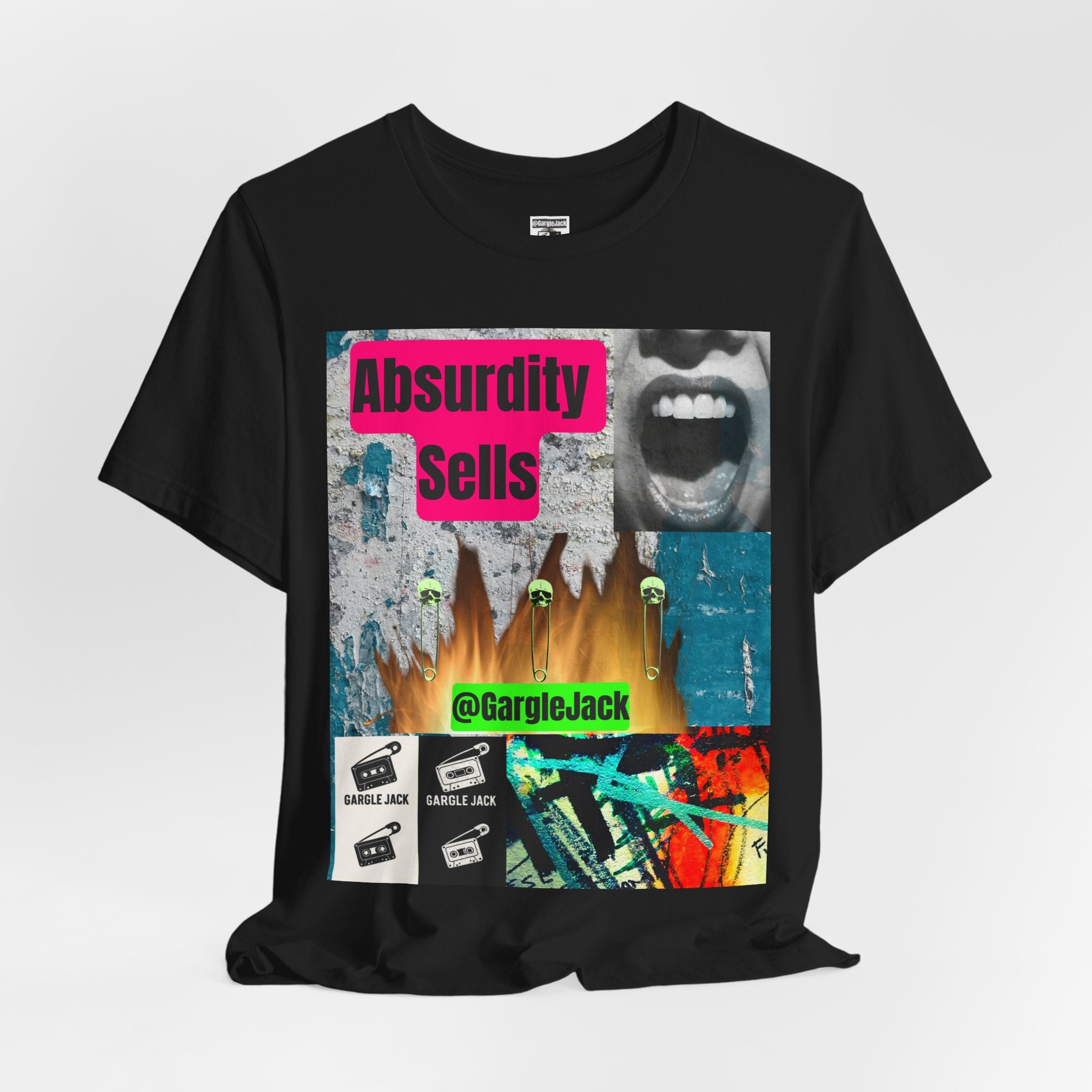 Absurdity Sells  - Gargle Jack Unisex Punk Tee