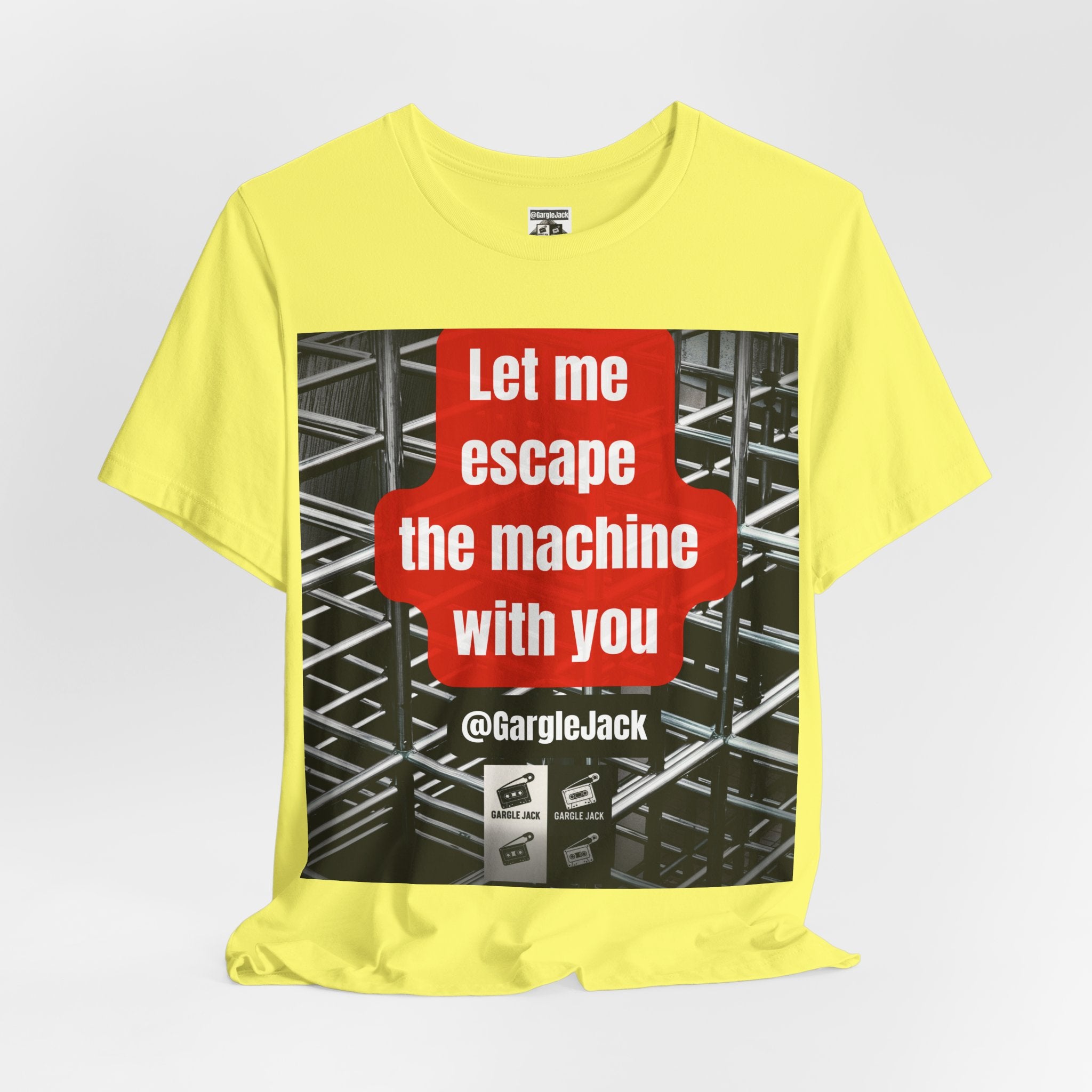 Let Me Escape The Machine With You - Gargle Jack Unisex Punk Tee