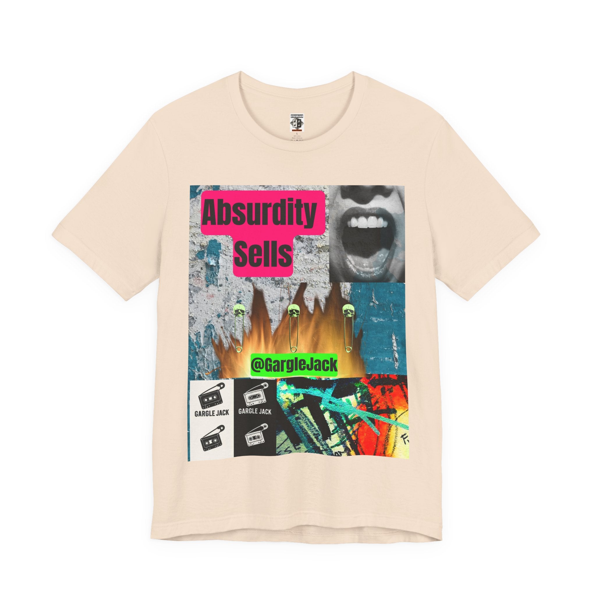 Absurdity Sells  - Gargle Jack Unisex Punk Tee