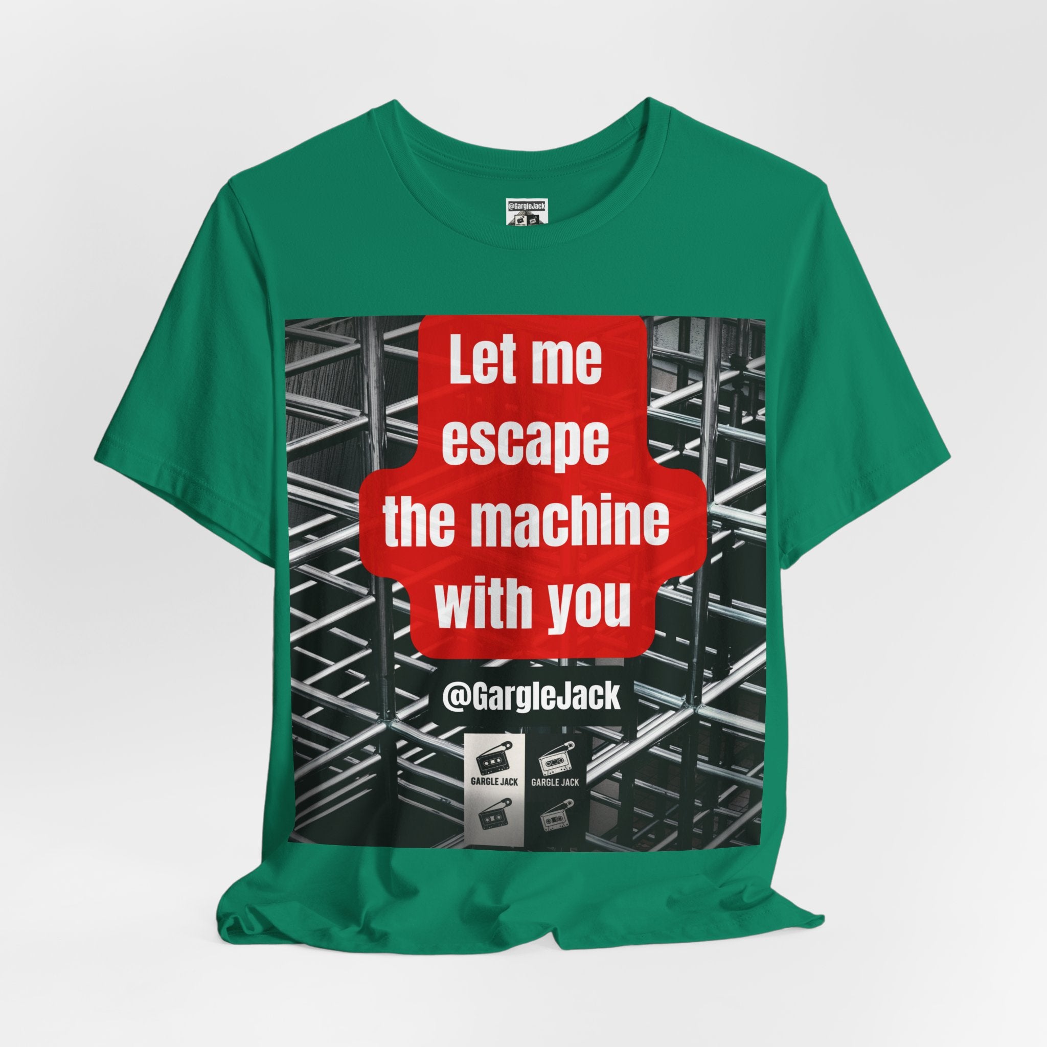 Let Me Escape The Machine With You - Gargle Jack Unisex Punk Tee